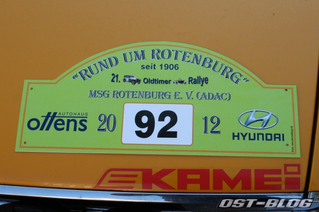 Rund um Rotenburg 2012 Startnummer