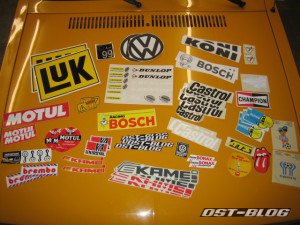 Passat 32 1976 Rallye aufkleber