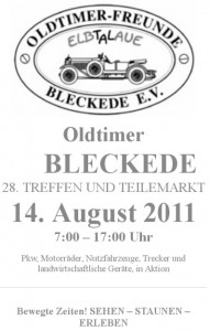 Oldtimertreffen Bleckede Vorschau