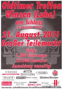 Oldtimertreffen winsen-Luhe 2011 flyer