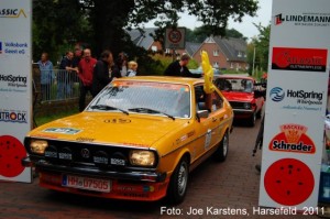 Passat 32 1976 Rallye Apensen Charity 2011 Ziel