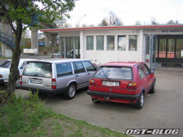 VW Golf 2 Volvo 940 Oldtimertankstelle Hamburg