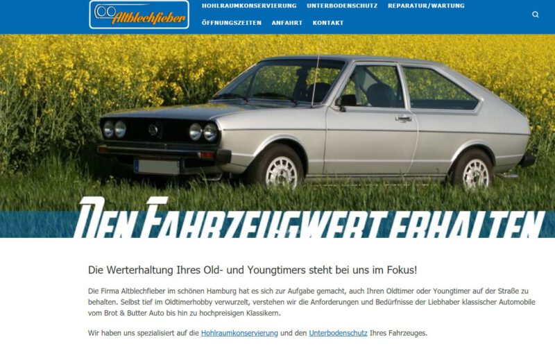 Altblechfieber-Homepage